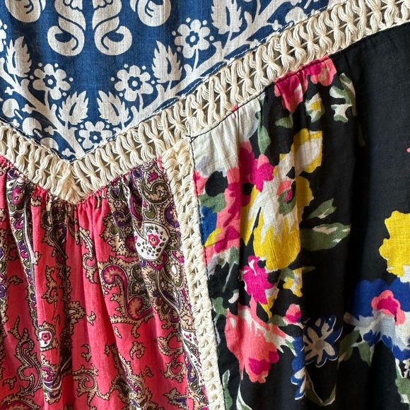 Anthropologie Vanessa Virginia Floral and Paisley Boho Dress - Picture 6 of 6